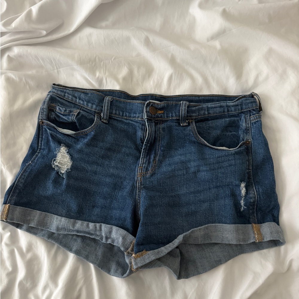 Old Navy Dark Blue Jean Shorts